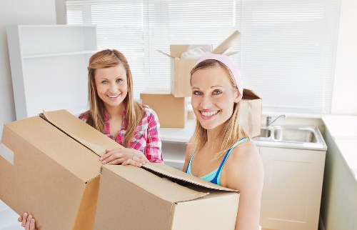 Packed moving van ready for local removals in Carshalton